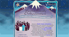 Desktop Screenshot of martinfamilyorthodontics.com